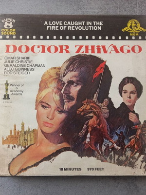Ταινία Doctor Zhivago Super 8 μεταχειρισμένη, MGM color sound, 18 λεπτά
