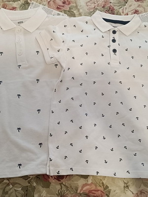 Polo shirts new, set of 2 for boys 110-116 cm, summer theme