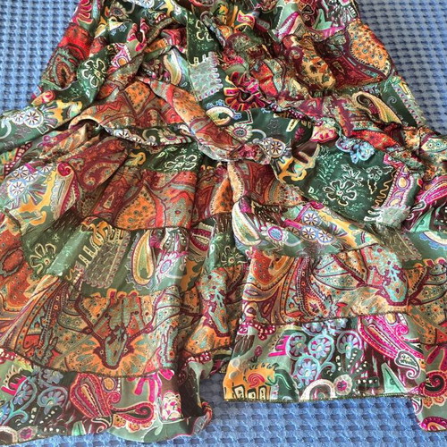 Sara colorful printed airy dress, free size