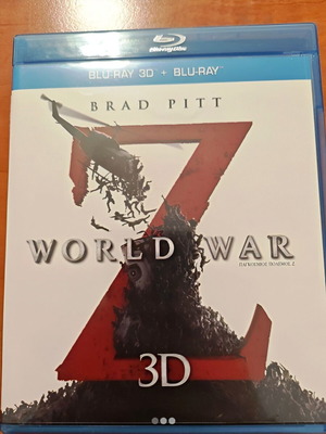 World War Z Blu-Ray 3D & 2D like new with Greek subtitles