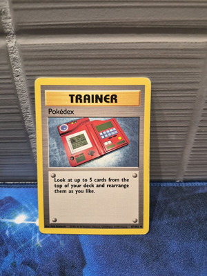 Pokemon Trainer Pokedex Card 87/102 Base Set 1999 used