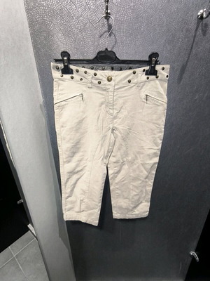 La Martina corduroy capri pants new, size S, beige