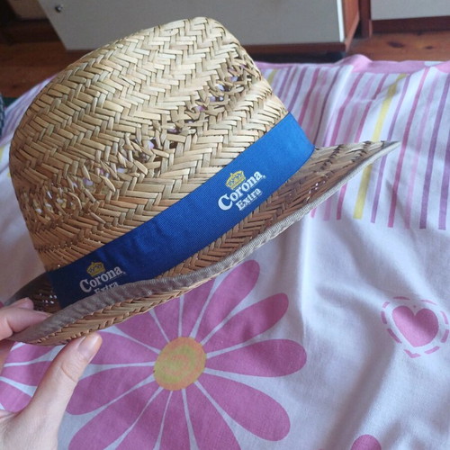 Straw summer hat Corona new