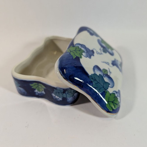 Ceramic fondue pot used 14.5x11x6cm