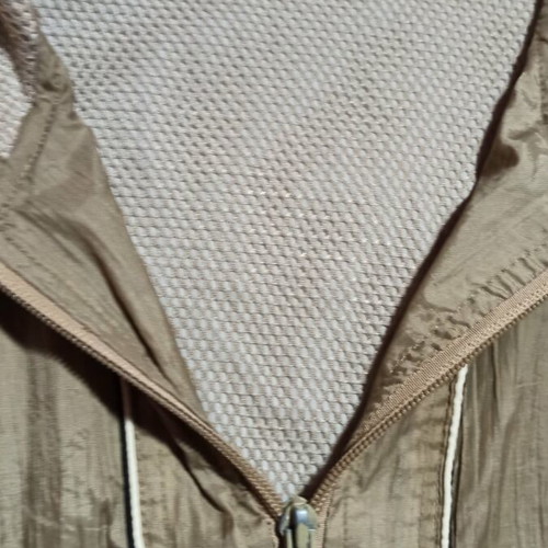 Seasonal jacket with hood like new, beige, size S