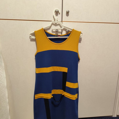 Batida dress multicolored like new made of viscose