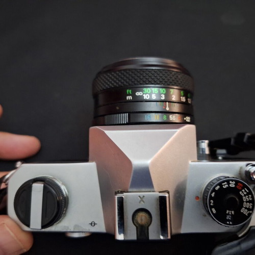 Fujica camera used with leather case