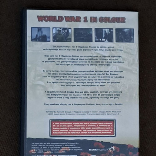 World War 1 in Colour DVD 3 of 6 new, documentary, historical