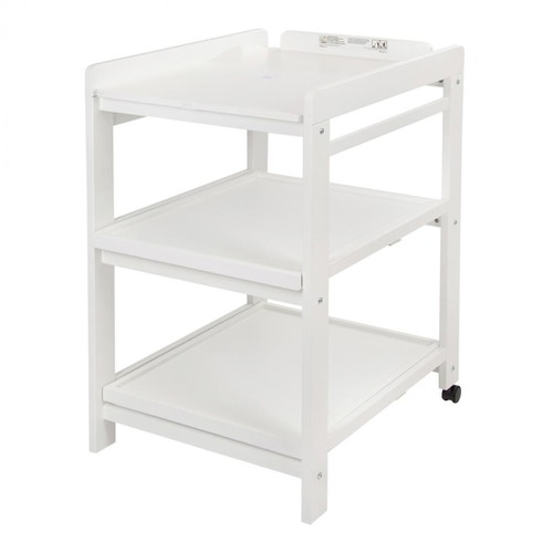 Comfort Quax changing table used with white shelves