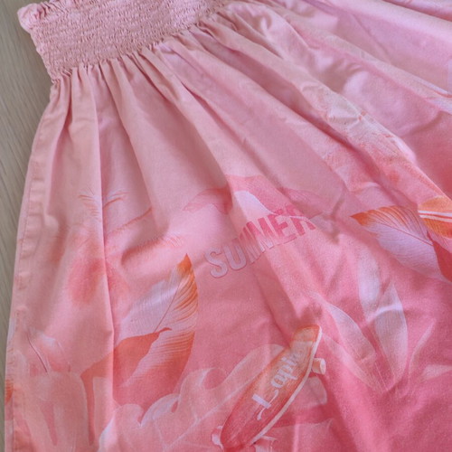 Lapin House cotton dress for girls 6-7 years like new, peach color