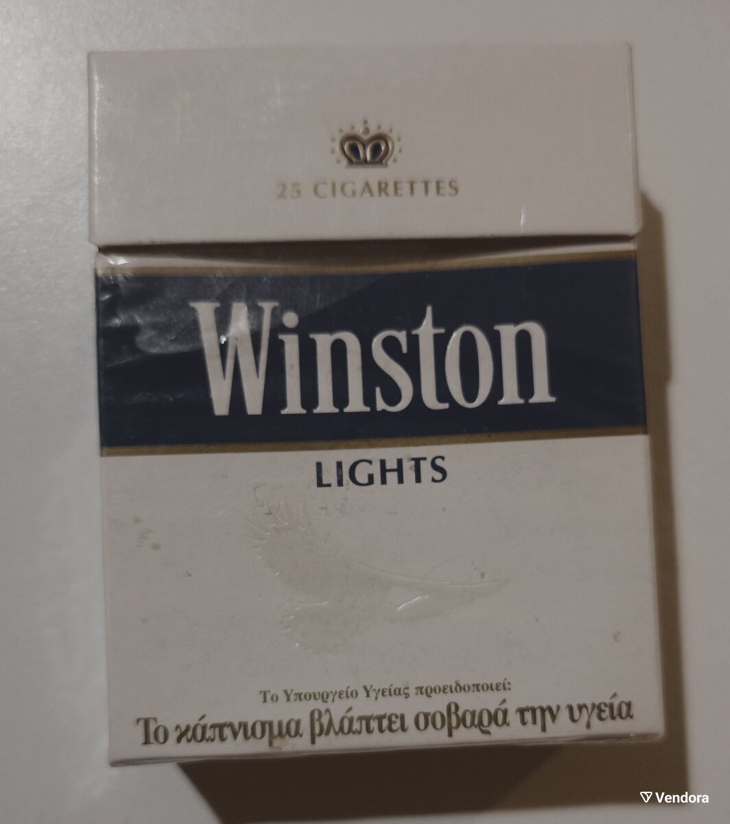 Winston Lights cigarette pack used,… - € 4,00