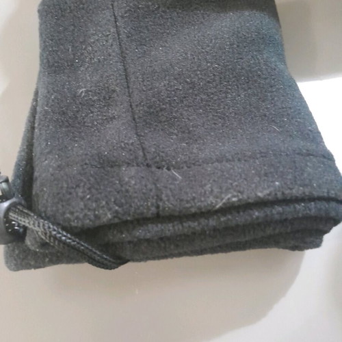 Fleece neck warmer new, black