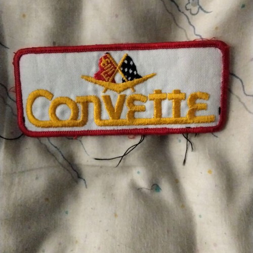 Chevrolet Corvette embroidered patch like new