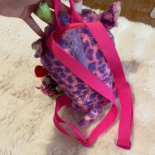 Teddy bear bag with Ty keychain brand new