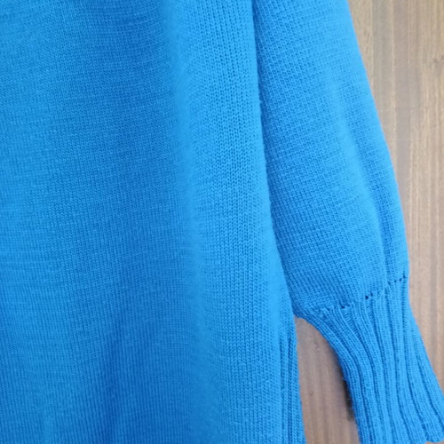 Knitted dress blue used, size M