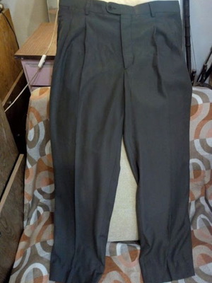 N&B Classic Men's Grey Dress Trousers Size EU46 Like New