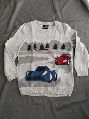 Lc Waikiki boys' thin knit sweater, 4-5 years, grey