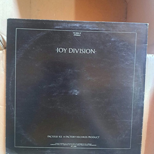 Joy Division Love Will Tear Us Apart vinyl single used, 12", 45 RPM, rock