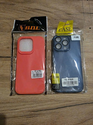 Iphone 16 Pro cases new, pack of 2