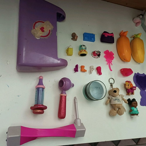 Toys for girl used, pack