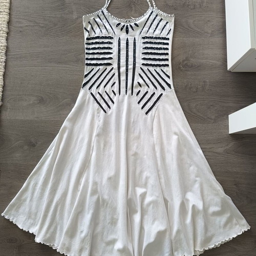 Roberto Cavalli Class vintage summer dress like new, white