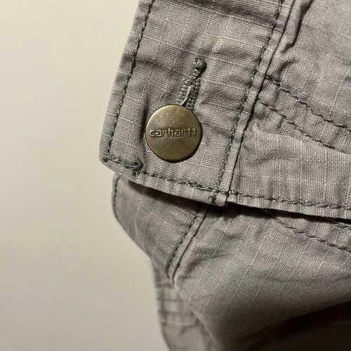 Carhartt Men Cargo Shorts used, size 40, gray silver