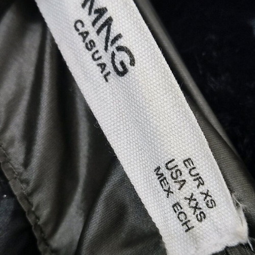 Mango jacket like new, silver olive