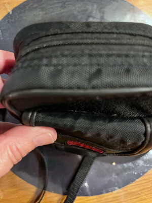 Camera case used, black