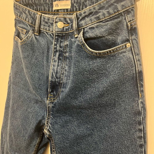 Zara Mom Jeans blue size Medium 38 like new