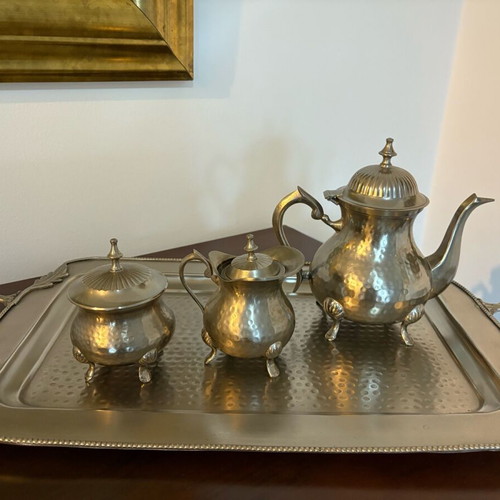 Handmade tray from India like new