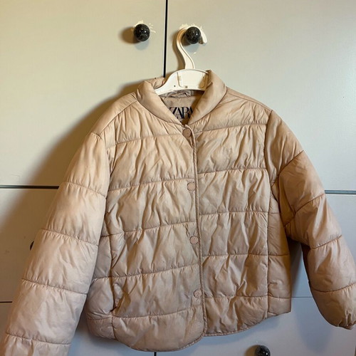 Zara spring jacket for girl 6-7 years like new, beige
