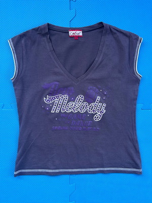Vintage Y2K Melody graphic top size Medium like new
