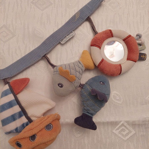 Little Dutch Fabric Garland Chain for Crib and Stroller like new for Newborns