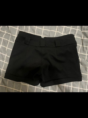 Shorts black size S like new, warm fabric