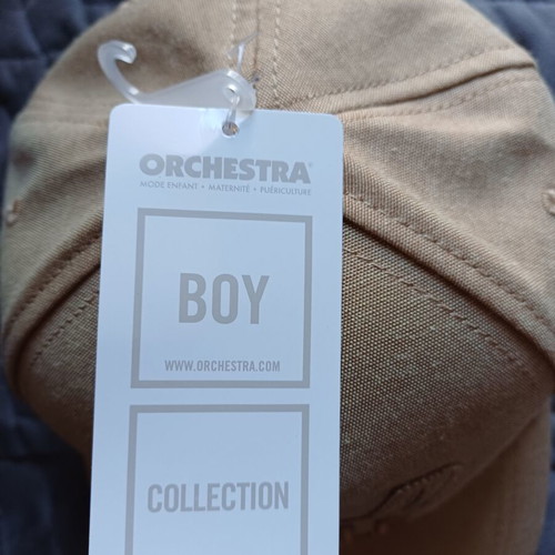 Orchestra boy's cap, size 56, beige