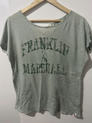Franklin & Marshall t-shirt pistachio - mint refurbished, size S
