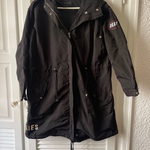 Bershka unisex jacket new black size M