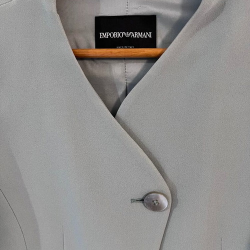 Emporio Armani women's mint turquoise jacket