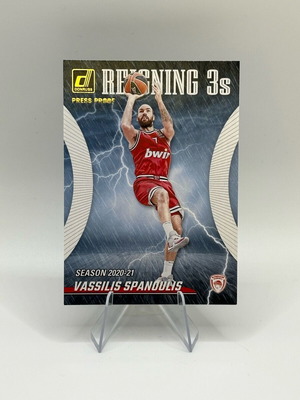 Vassilis Spanoulis Gold Press Proof Euroleague Donruss 2023-24 καινούργιο