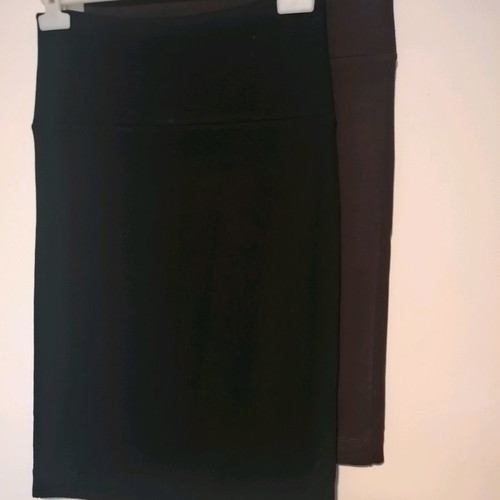 Cotton skirts used, F&D brand, size M-L, black and brown