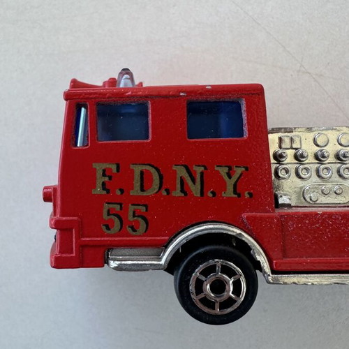 Majorette Vintage FDNY 55 Fire Truck Die-Cast Model
