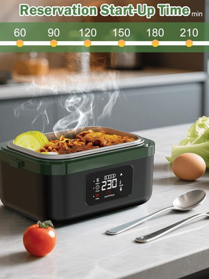 Electric Smart Lunch Box 1L new, rechargeable self-heating 60W model BX88