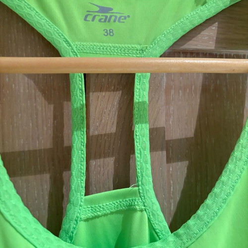 Crane workout running shirt size M like new green unworn