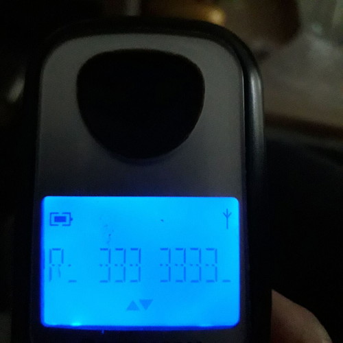 Sagem D210A cordless home phone used, black
