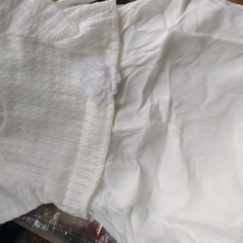 White dress 36 months new for girl