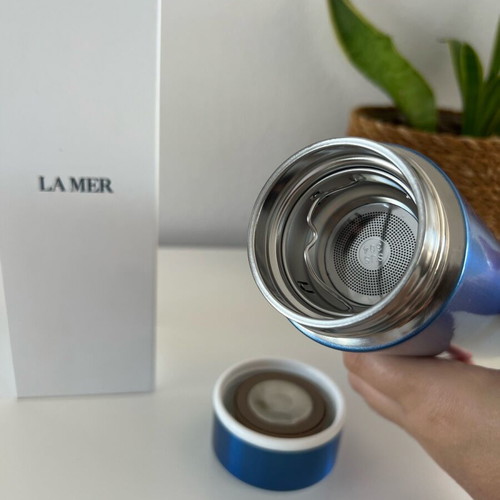La Mer thermos new with infusion basket