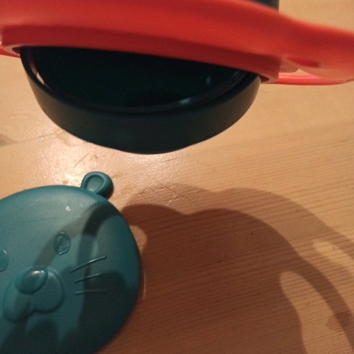 Lion rotating plate new with handles for small hands