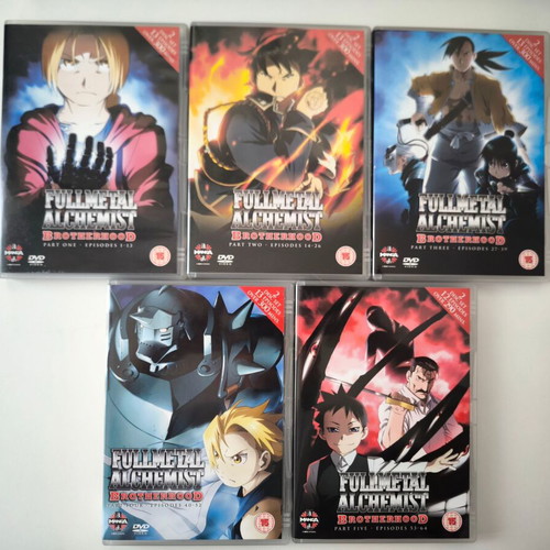 Fullmetal Alchemist Brotherhood DVD complete series near mint condition