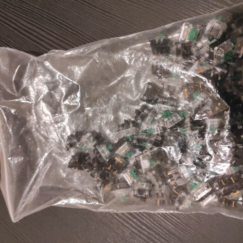 Gateron Green switches new, pack of 65 pieces