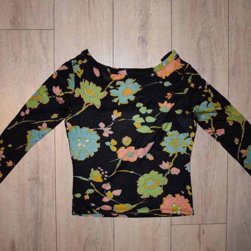 Red Valentino blouse with flowers like new, size 46
